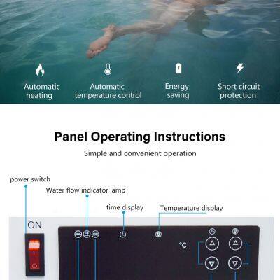 Electric High Quality Swimming Pool Water Heat Portable Piscina Small Power Pool Water Heater photo-4
