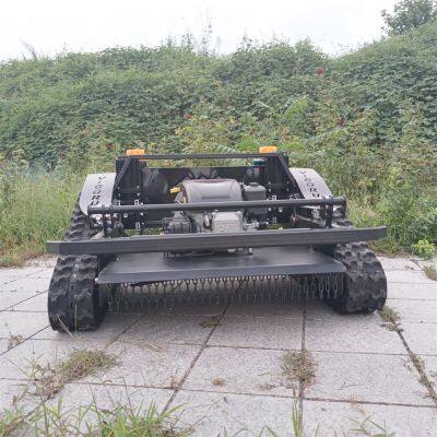 remote control brush mower, China radio controlled mower price, rc lawn mower for sale