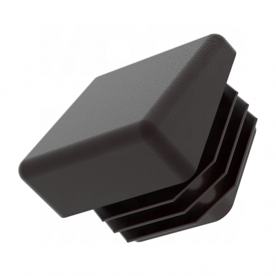 Chair School Desk Legs Black Angled square Plastic End Caps Plugs