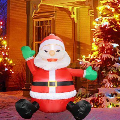 2025 Santa Inflatable With Xmas Blow up – Perfect for Xmas Decor photo-5