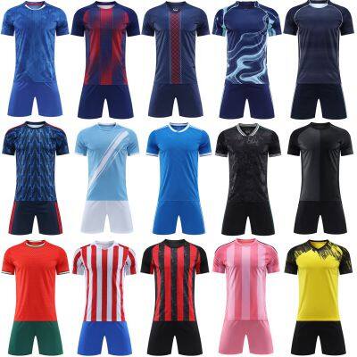 Wholesale Retro Soccer Jersey Club Team Uniform Training Vintage Football Shirt Sports Wear Men's Soccer Wear Custom Fan Player Kids Kits photo-4