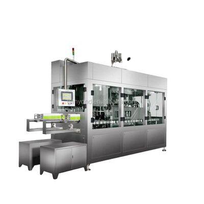 Shanghai Factory Custom Dairy Milk Gable Top Carton Filling Packing Packaging Machine for Dairy Processing Line
