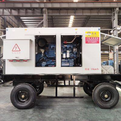 Generador de diesel silencioso con motor Weichai y alternador Stamford. Suministro de fabricación original (OEM).