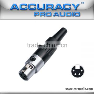 4Pin Female Mini XLR Connector XLR063-4