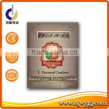 Watermelon flavored condoms OEM in China
