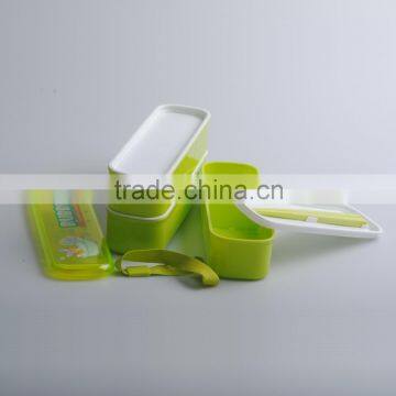 Three Tier Snack Box, Food Saver Stackable Bento Lunch Box