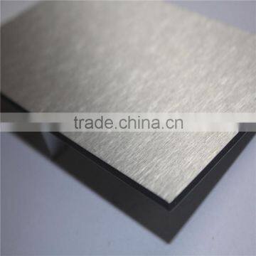 3mm Silver Brushed MEGABOND Aluminium Panel China