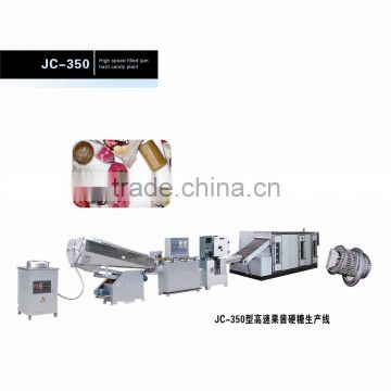 JC-350 high speed filled jam hard candy production line,hard candy machine