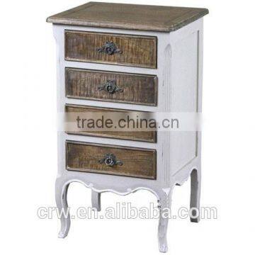 S-1429 Classic 4 Drawer Bedside Table