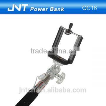 New Crystal Head Wired Slefie Stcik Holder for Mobile Phones QC16 photo-4