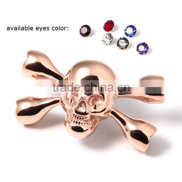 2016 New Design North Skull Clasp, Colorful Diamond Skull Clasp, High Class 316l Stainless Steel Skull Clasp photo-3