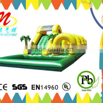 Yard, garden, outdoor living inflatable water slide inflatable swimming pool