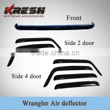 wrangler side window air deflector 2D or 4D/ jk wrangler air deflector / side window deflector for jeep wrangler jk                        
                                                Quality Choice