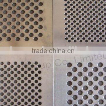 Perforated metal sheet