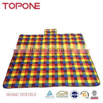 Potrable design cheap practical clroful fleece blanket new style blanket