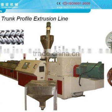 PVC Twin Trunk Profile Extrusion Line