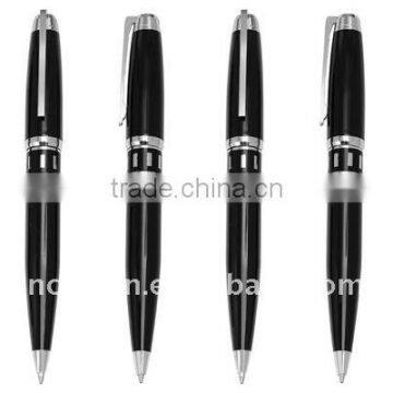 Hot sell heavy pen product in black metal ball pen