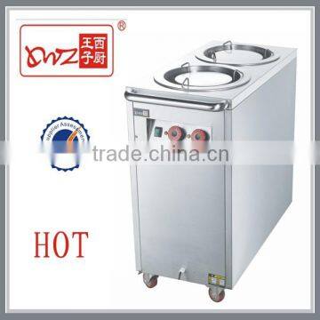 Mobile electric plate warmer