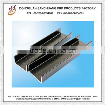 Black Fiberglass FRP C Channel U Channel