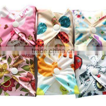 OEM Menstrual Soft Breathable Reusable Sanitary Pads with Bamboo Liner