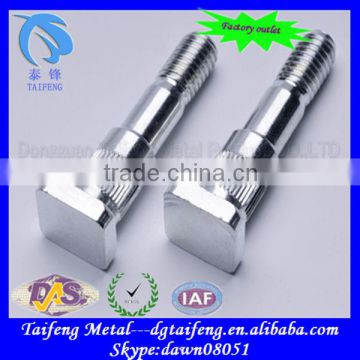 t head stainless steel shoulder bolt with knurling