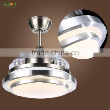 Glass Lampshade Remote Control Concealed Ceiling Fan                        
                                                Quality Choice