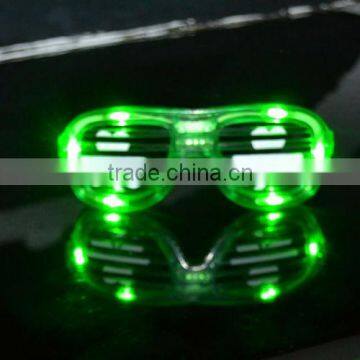 Sound Activated LED Sunglasses Light Up LED Glasses LED Flashing factory manufacturer