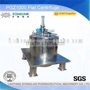 PGZ800 flat type Automatic Bottom discharge centrifugal filter separator machine for chemical