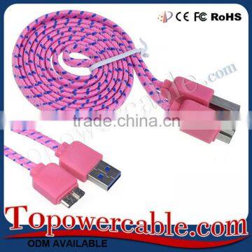 Guangzhou Factory Wholesale Braided Nylon Cell Phone El Usb Data Cable Cords photo-6