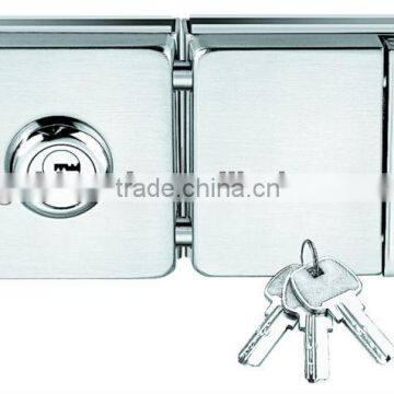 tempered glass door lock