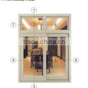 878 sliding series Aluminum Profile for Windows & Door (Aluminum Window Profile)