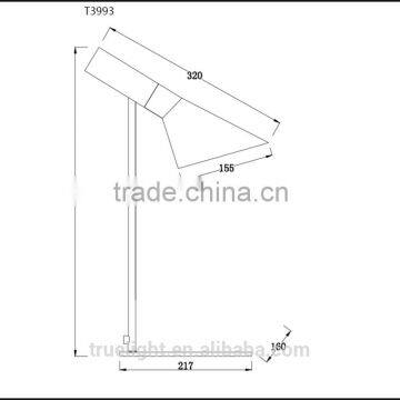 Desk Lamp for Trophy Pro Wooden Steel E27*1 Table Lamps China Supplier photo-2