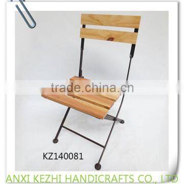 KZ140081 Diving room folding foldable metal wooden chairs                        
                                                Quality Choice