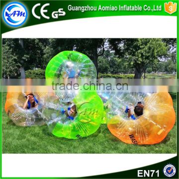 China suppliers outdoor cheap bubble soccer adult bumper ball for sale