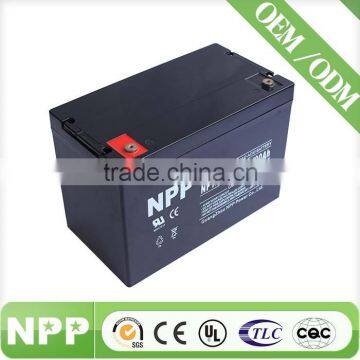 solar light battery 12v 90ah lead acid battery standby power