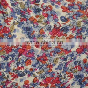 100 rayon printed fabric