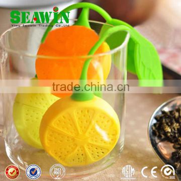 cute lemon tea filter bag silicone lemon infuser teabag