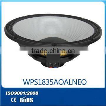 18 inch Professional PA system speaker- strongl magnet Aluminun frame Drive Voice Coil 44MM