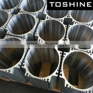 China Color Anodized Extruded Aluminum Heat Sink / Power Supply / Motor /resistance Box Extusion Shell Case Profile photo-3