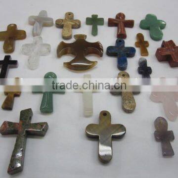 wholesale gemstone cross pendant