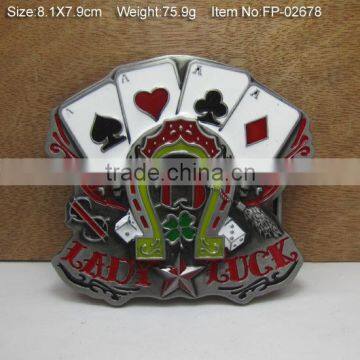 High Quality Pearl Gun Iron Belt Buckle , Custom Belt Buckle Custom Army Belt Buckle photo-2