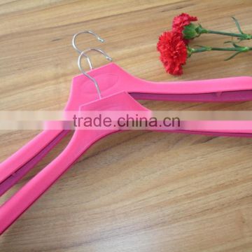 coat hanger/plastic coat hanger / velvet scarf hanger