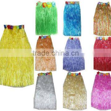 Fancy dress hawaii straw skirt set for canival party festival beach with fashion style BWG-2102