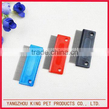 Professional small animal cat grooming comb for flea
