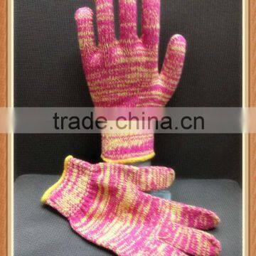 Colorful working cotton glove