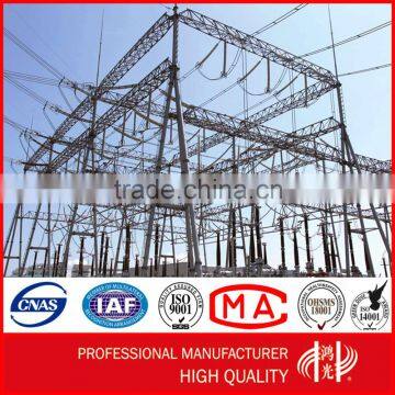 550KV Electric Substation Steel Structures with Galvanization