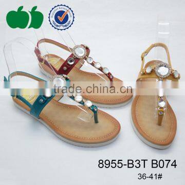Wholesale Flat Sandal Unique Soft Stylish Jewel Sandals