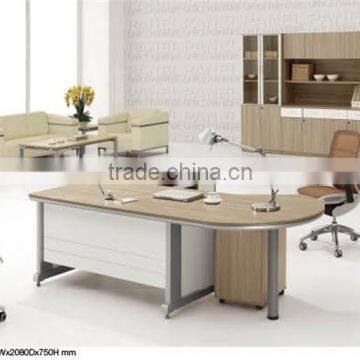 Yellow cherry MDF office table JB-3124