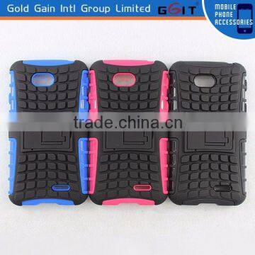 [GGIT] Mobile Phone TPU +PC Cover Case for LG L70, Case With Kickstand photo-1