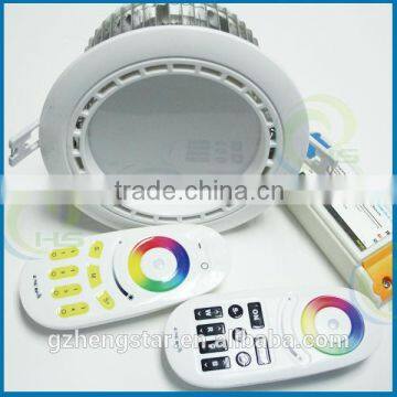 wifi touch remote control color changing RGBW led downlight